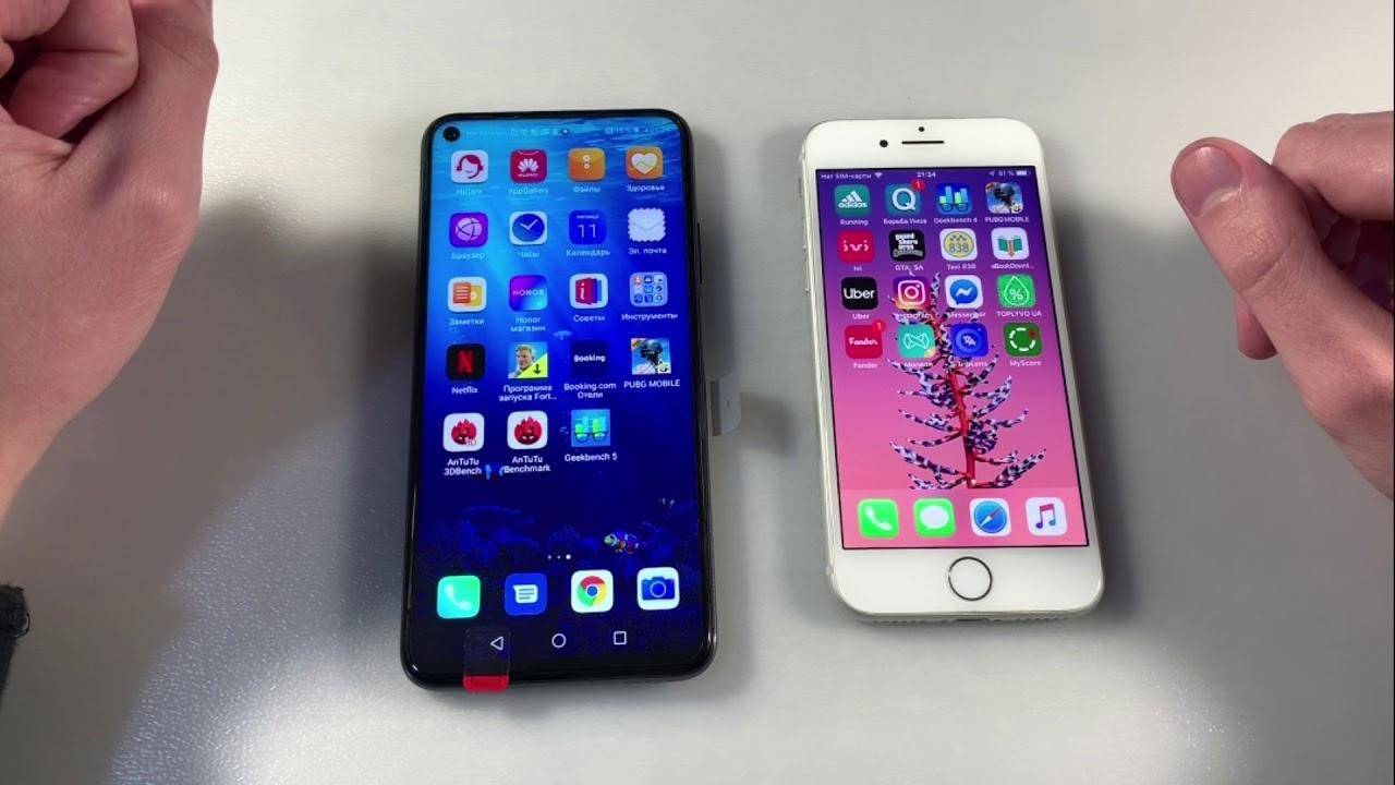 Apple iphone se vs huawei honor 8x: в чем разница?