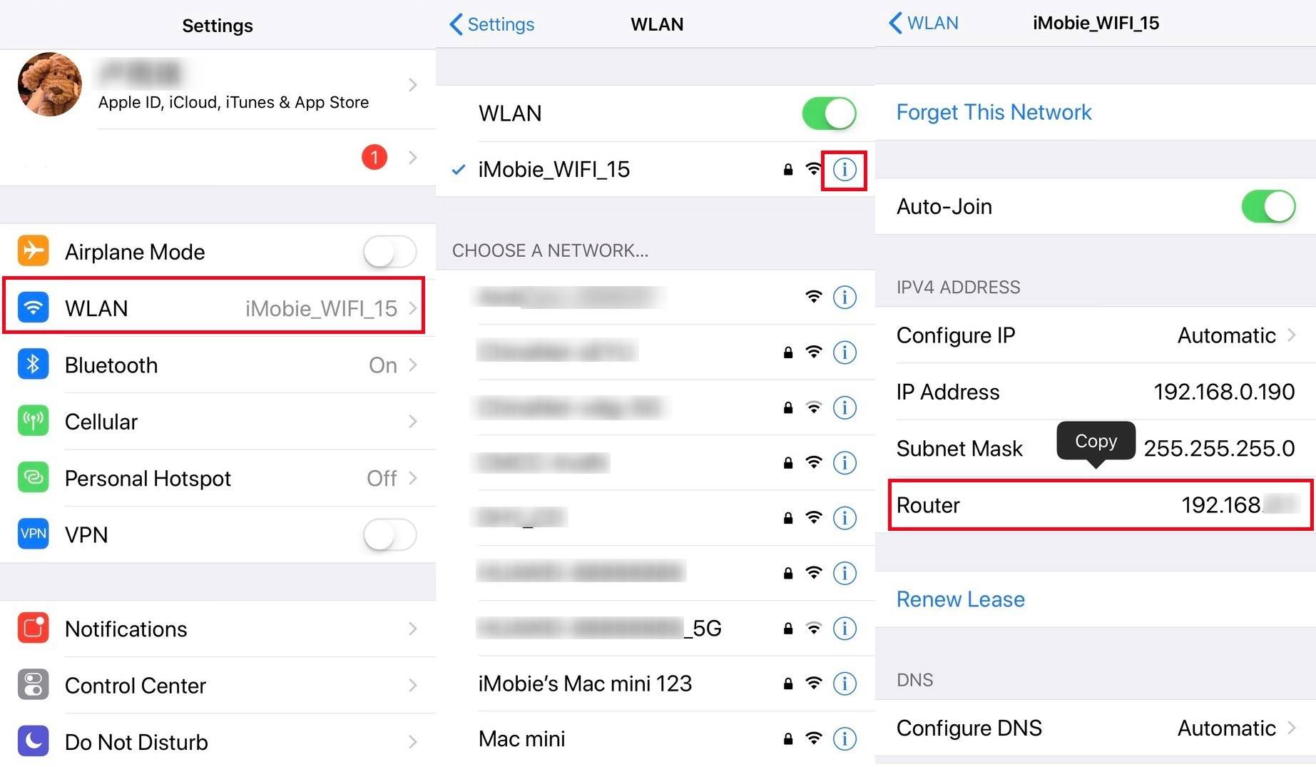 Как узнать пароль от wi-fi на iphone