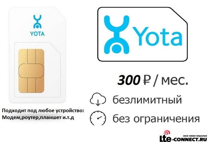 Тарифы yota для телефонов с безлимитным интернетом для мобильных приложений