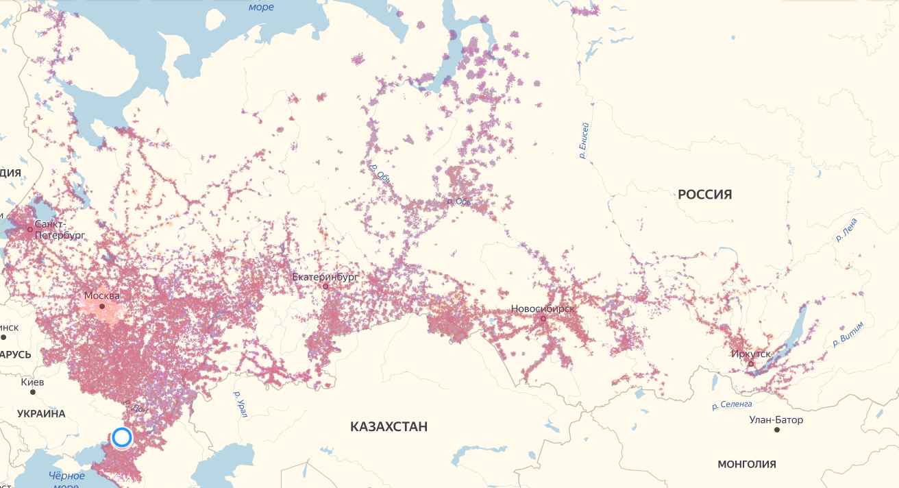 Карта зоны покрытия теле2 4g, 3g по россии на 2020 год