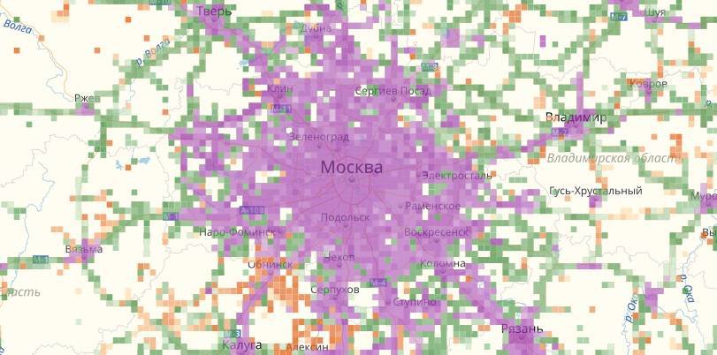 Карта зоны покрытия йота сети 3g 4g по россии 2021 году: охват интернет-связи yota