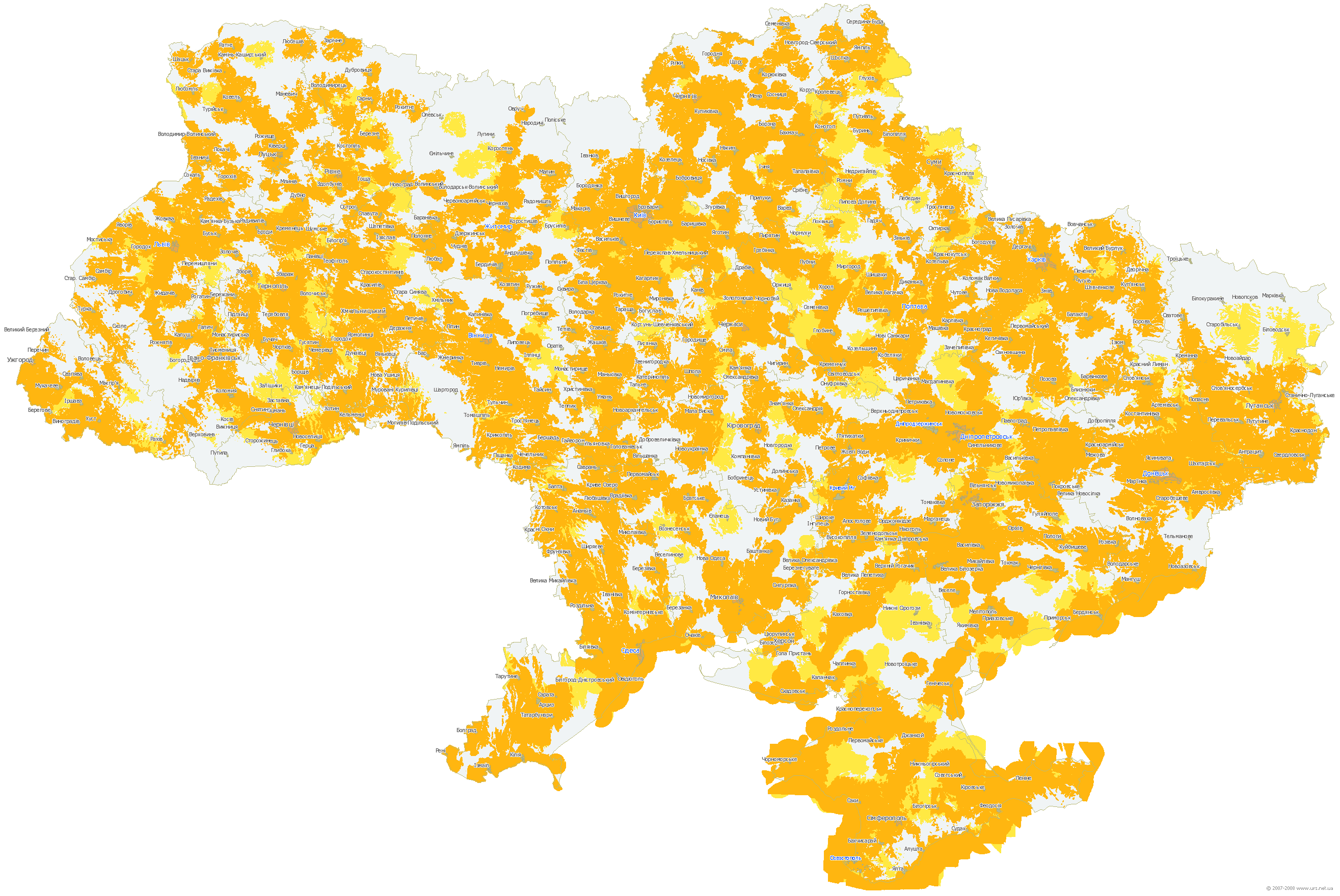 Карта зоны покрытия 3g и 4g билайн по россии 2020 года с указанием городов